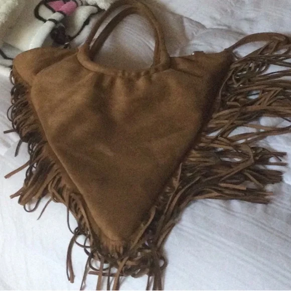 Faux Suede studded bag by Nasty Gal - Picture 3 of 5